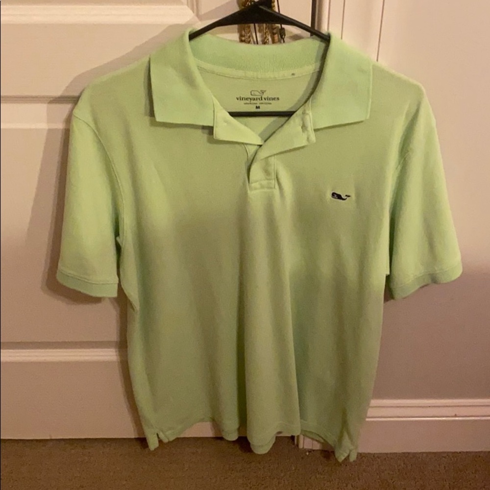 Vineyard vines light green polo